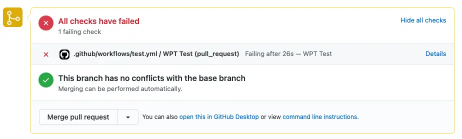 Intégration avec Github Action
